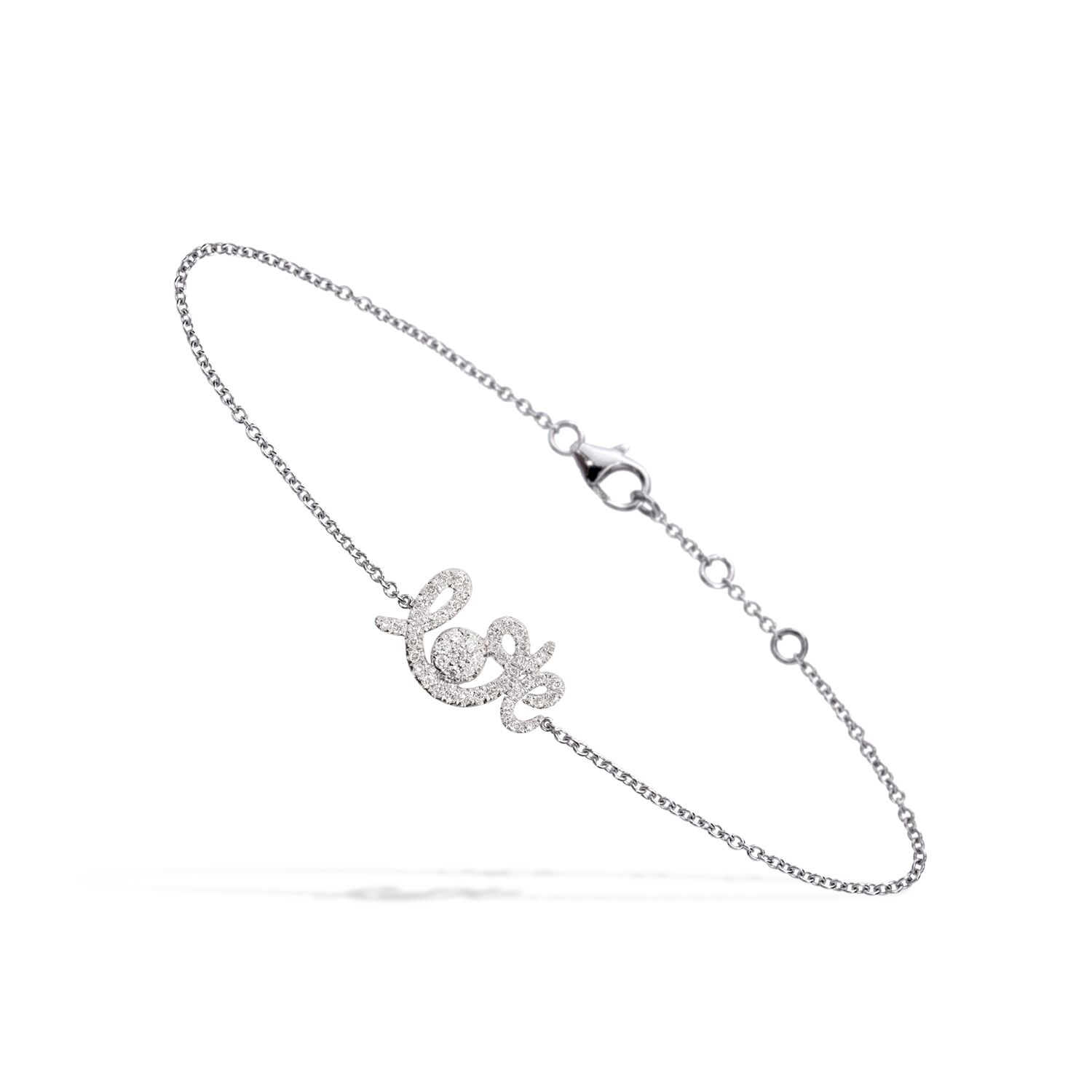 bracelet or blanc - forever love