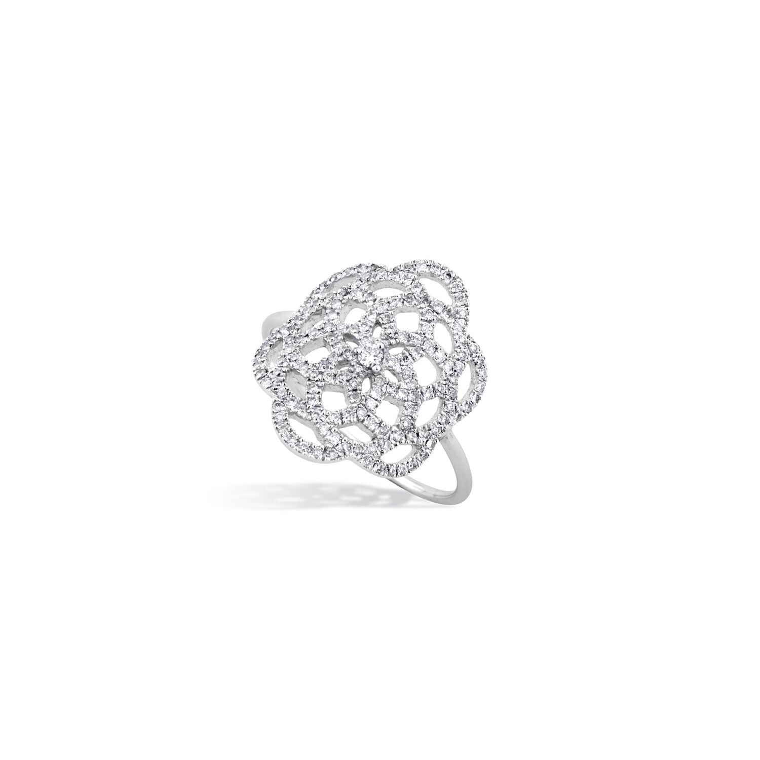 Bague Orient Express or blanc diamant