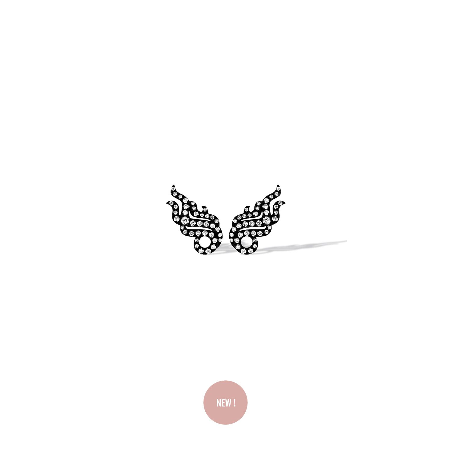 boucle oreille flamme