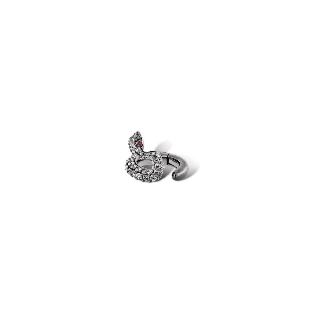 Ear cuff dangerous kiss or noir