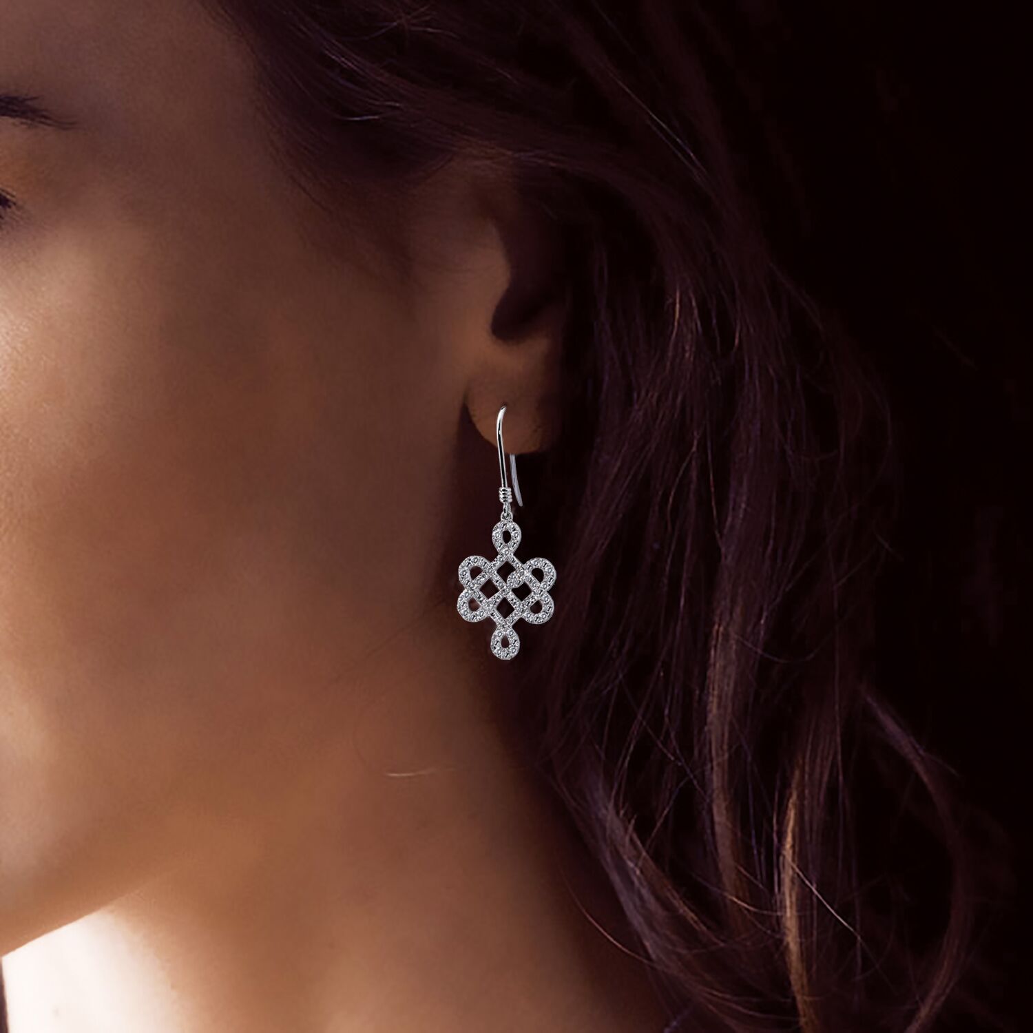 Boucles d’oreilles LOVE ME KNOT – Image 2