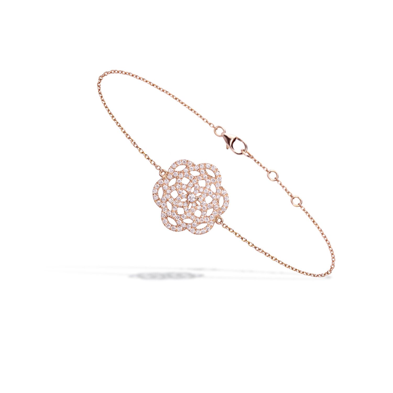 Bracelet Orient Express Or rose Diamants