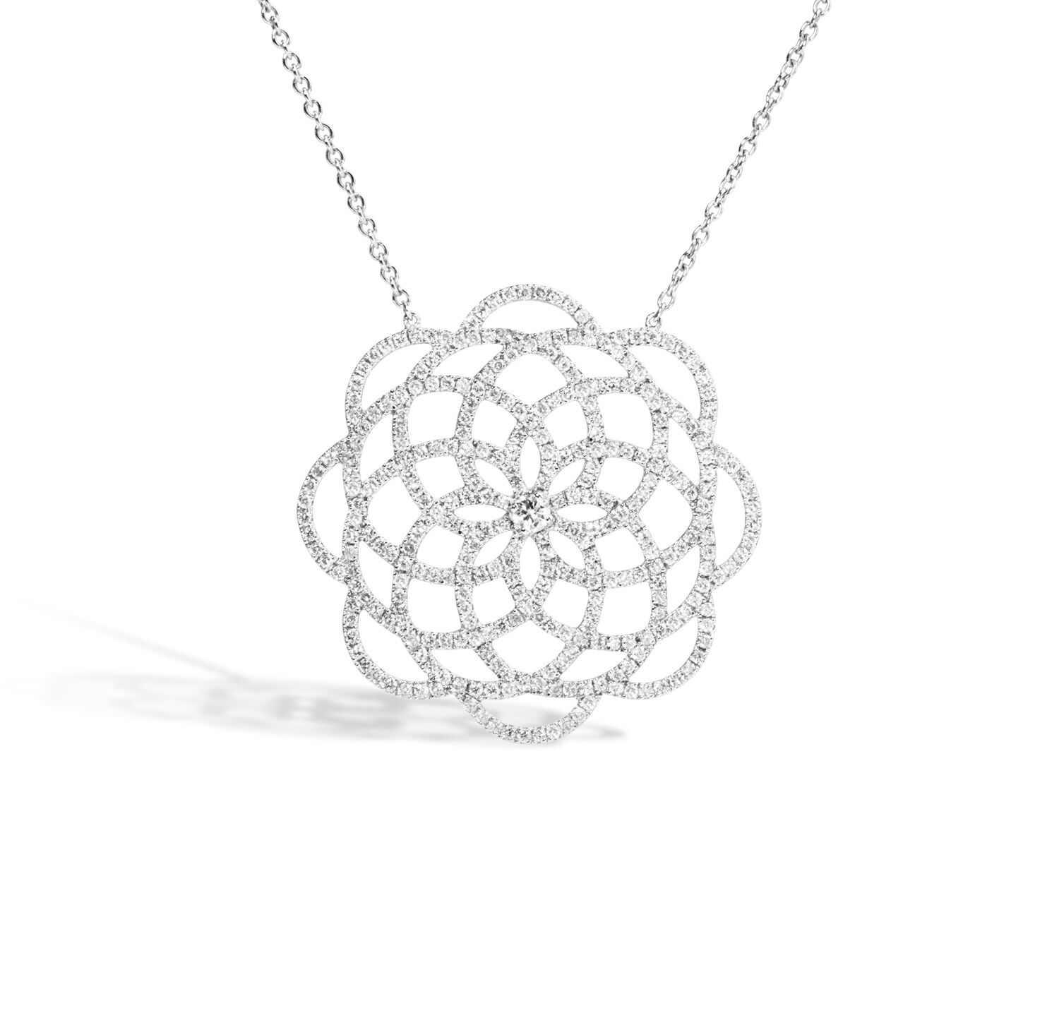 collier or blanc pendant - orient express L