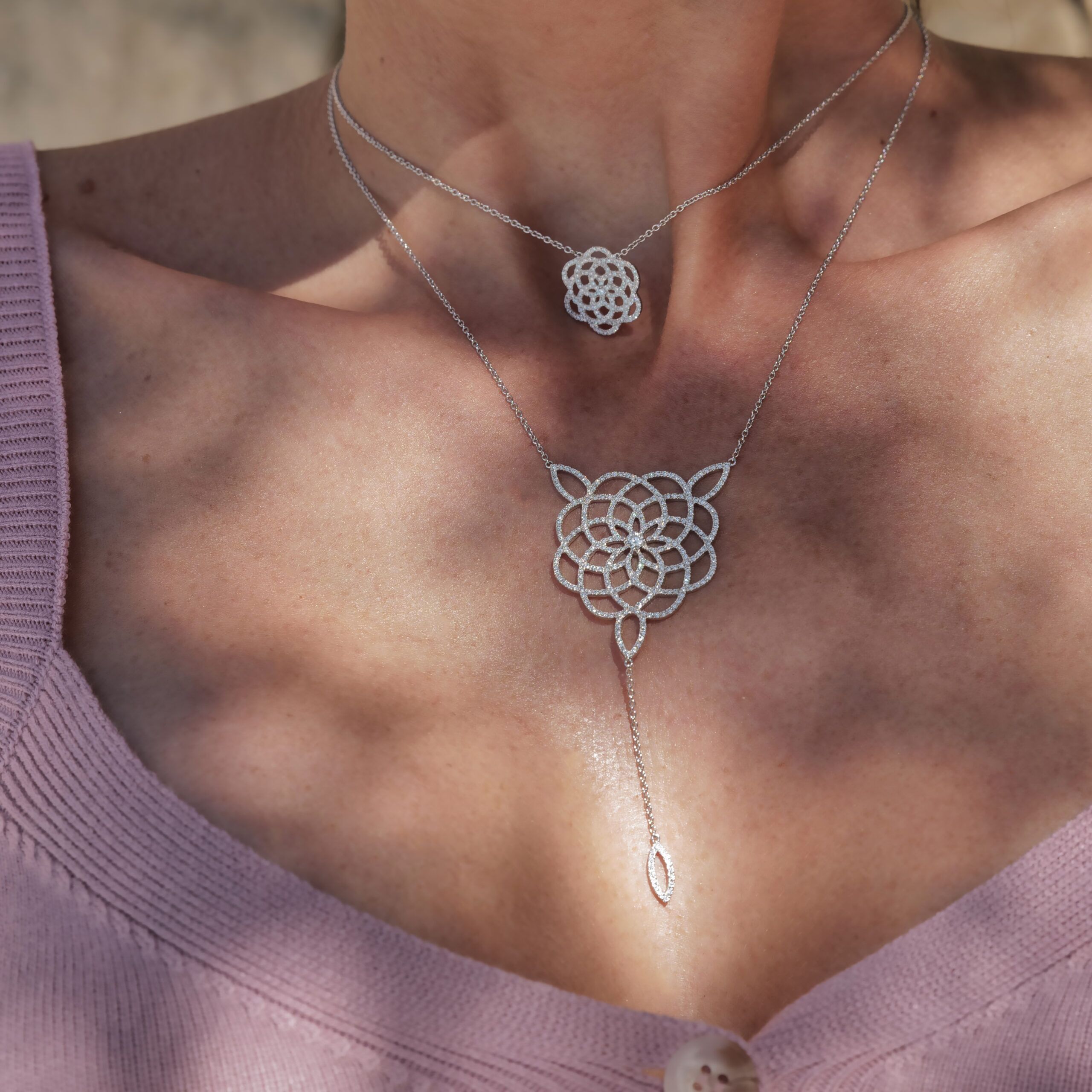 collier or blanc - orient express S – Image 2