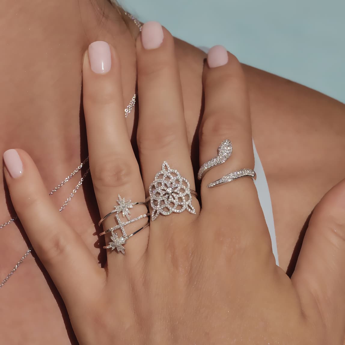 bague serpent doigt femme