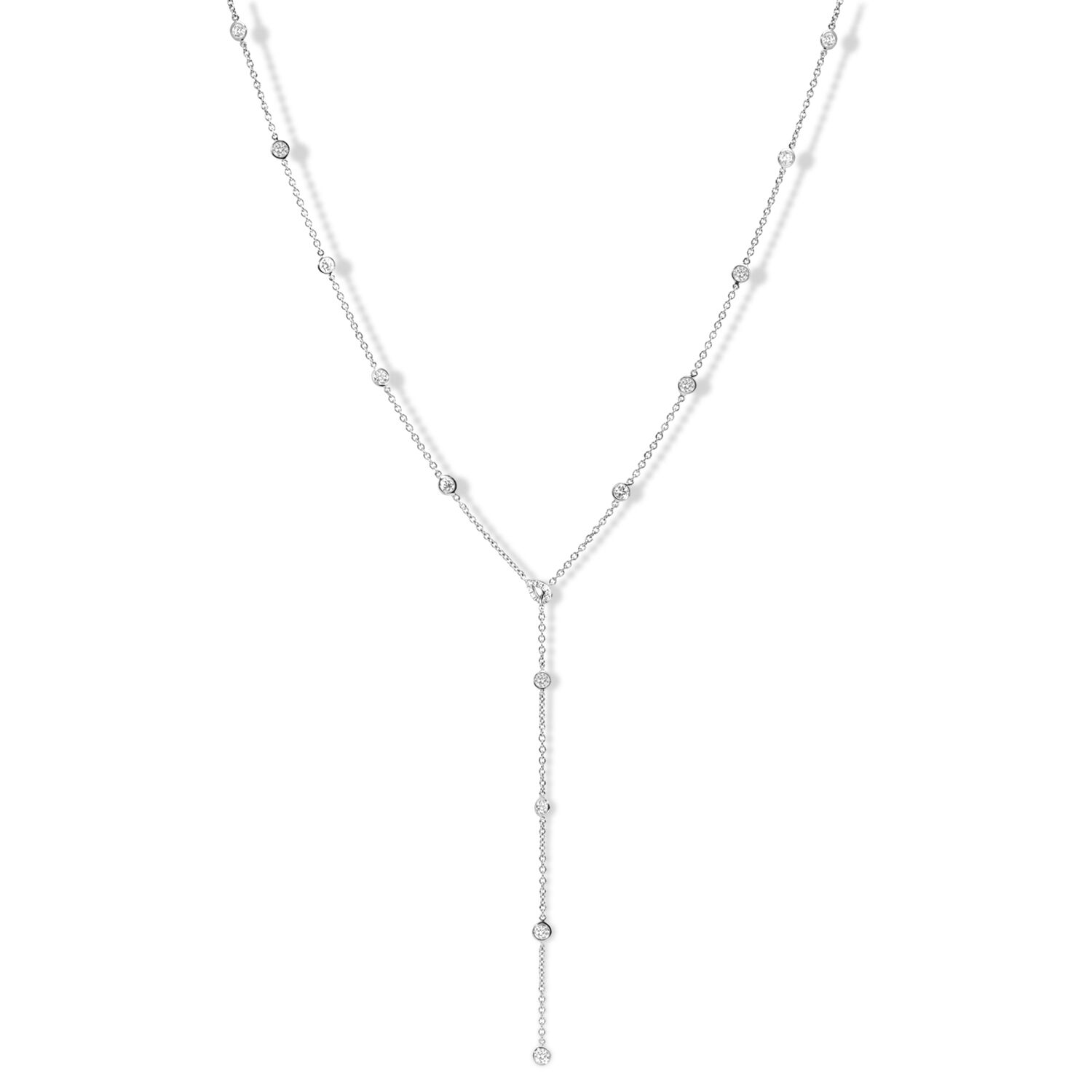 collier or blanc - constellation pendant