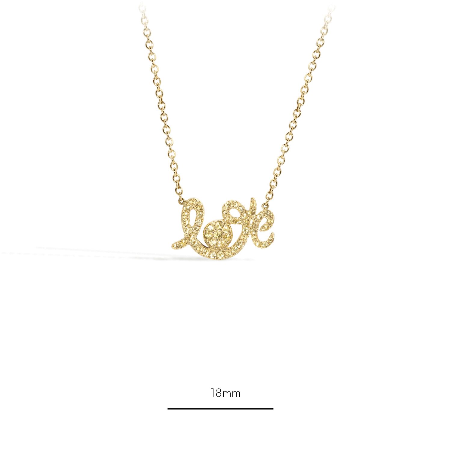 collier or jaune - forever love – Image 3