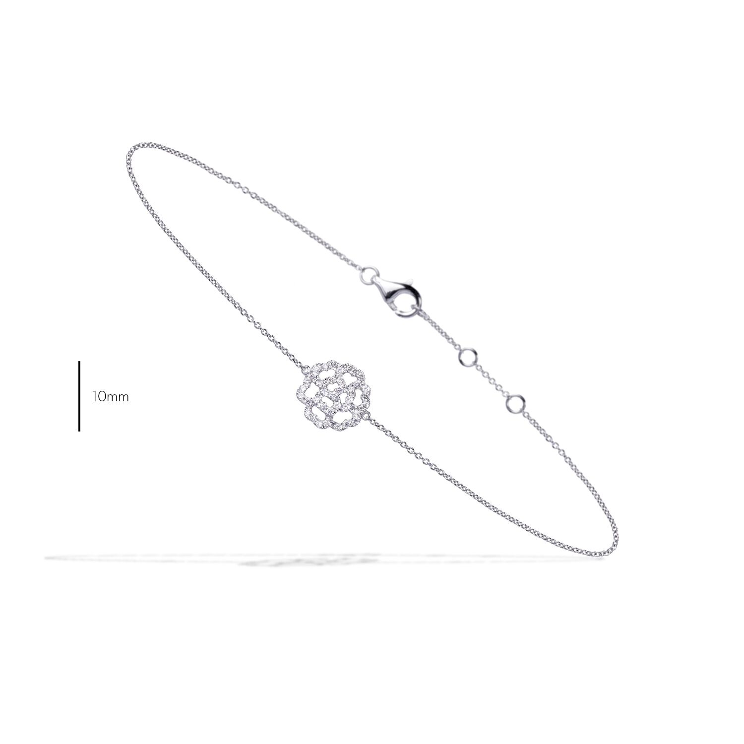 bracelet mini lucky love trefle dimensions