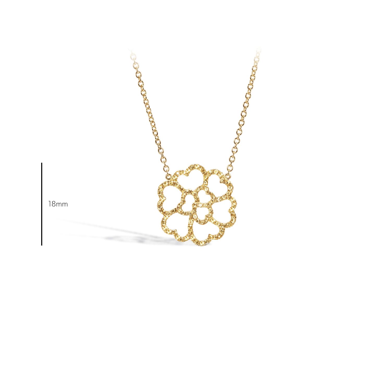 Collier trefle luxe grand modele