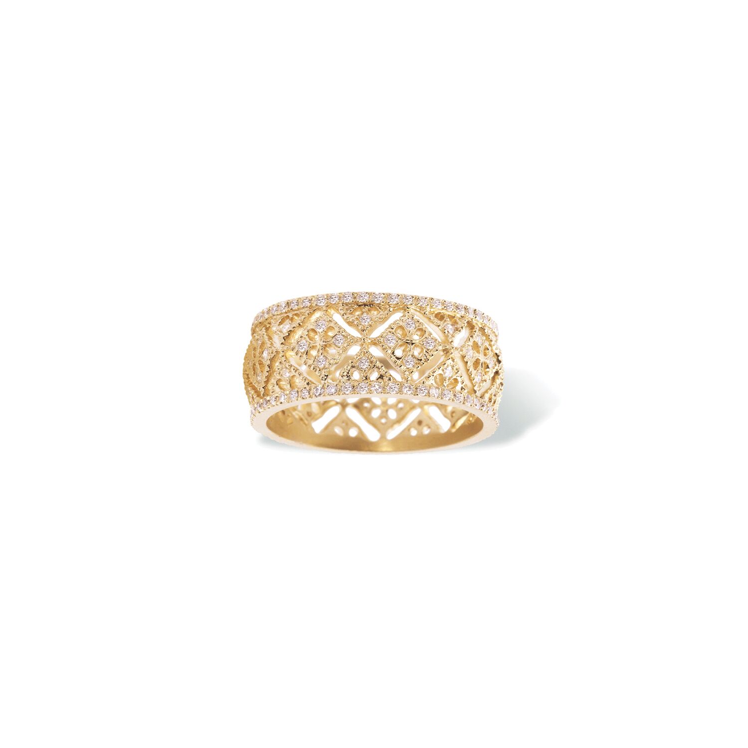 Bague dentelle or jaune Montefiore