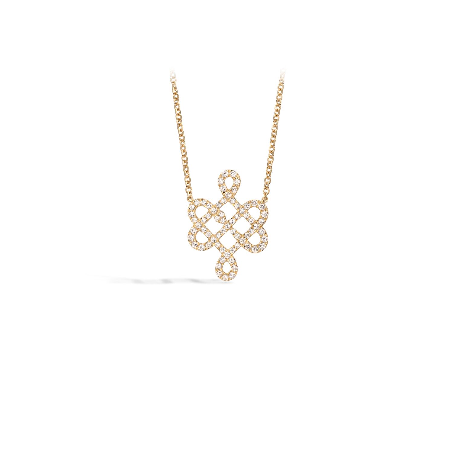 collier or jaune - LOVE ME KNOT S
