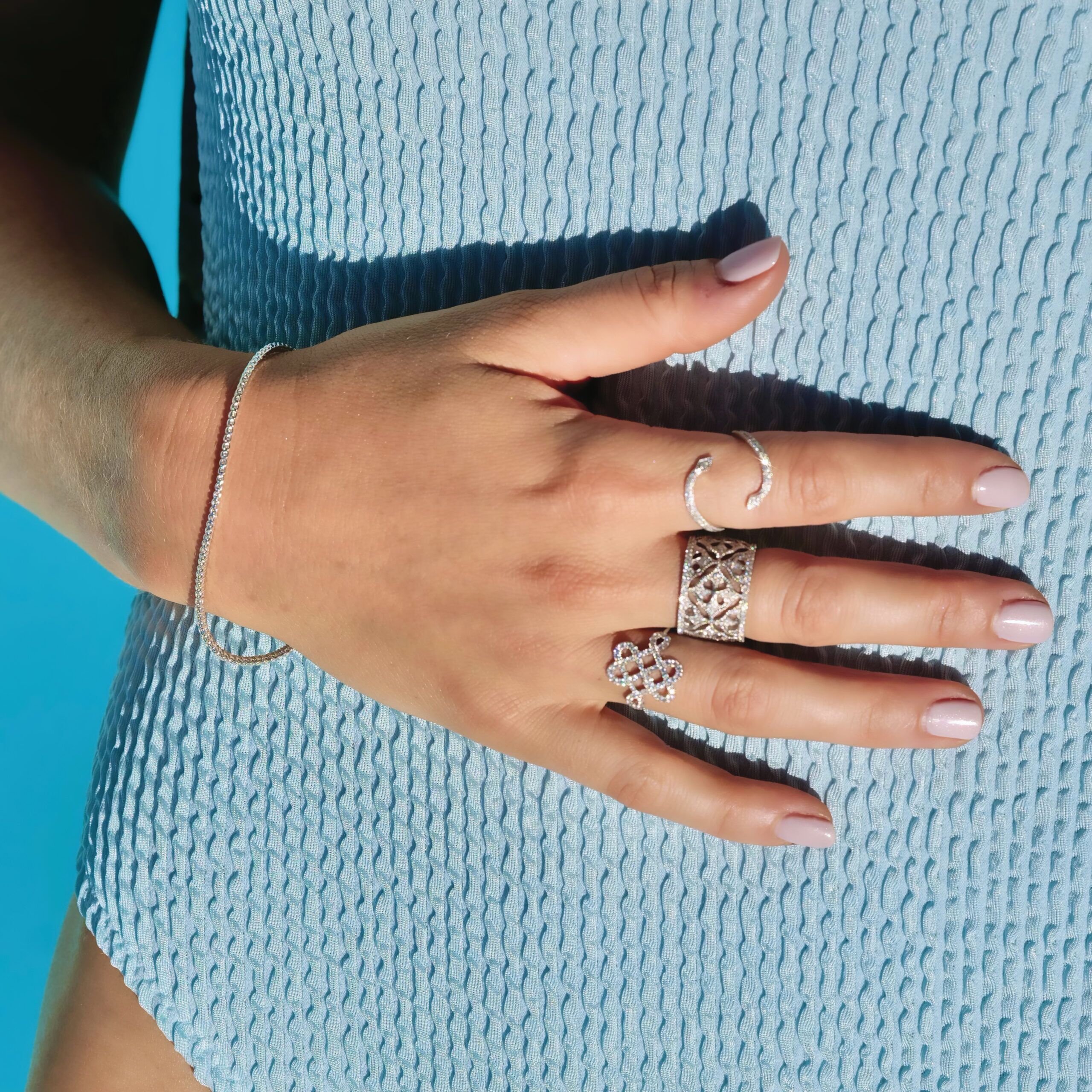 bague serpent or rose - the snake S – Image 2