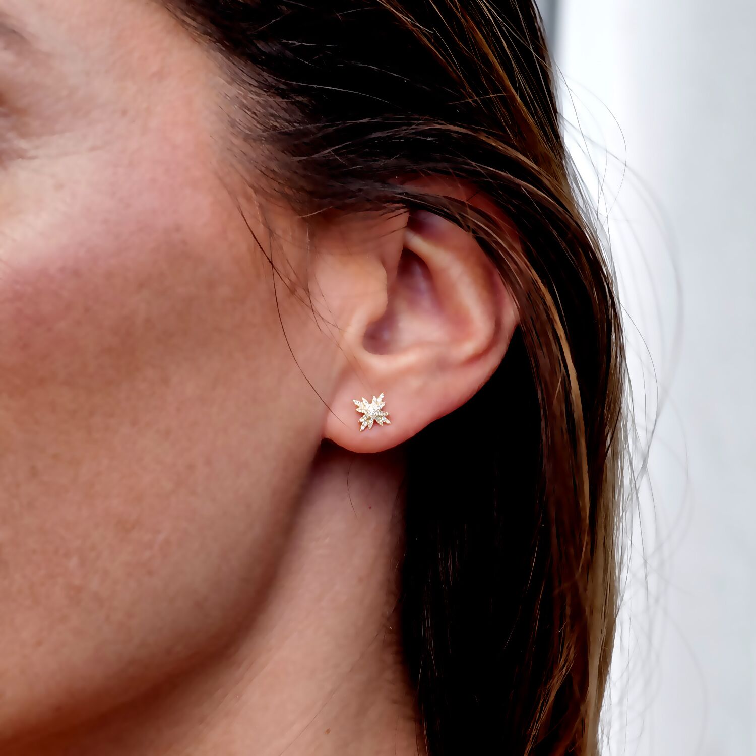 piercing Oreille or rose - star – Image 4