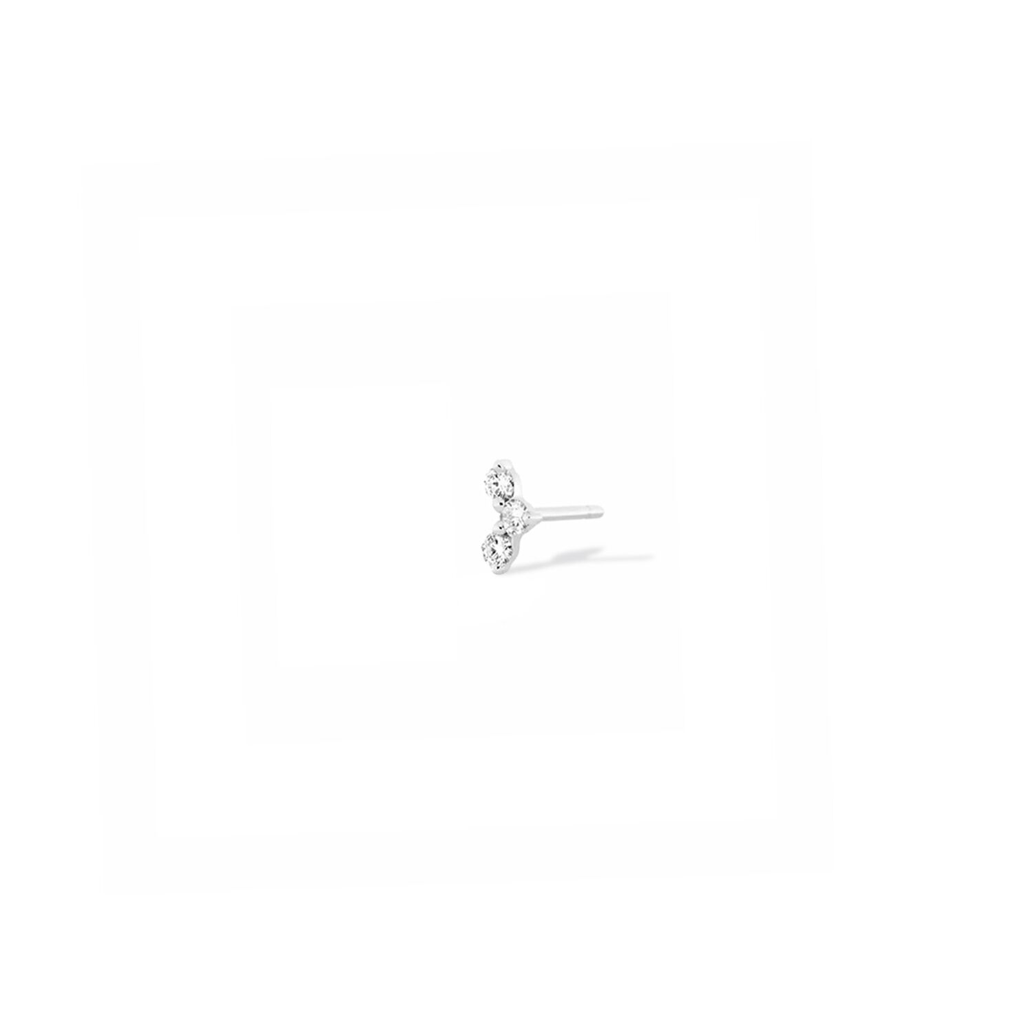 piercing oreille femme diamant or blanc