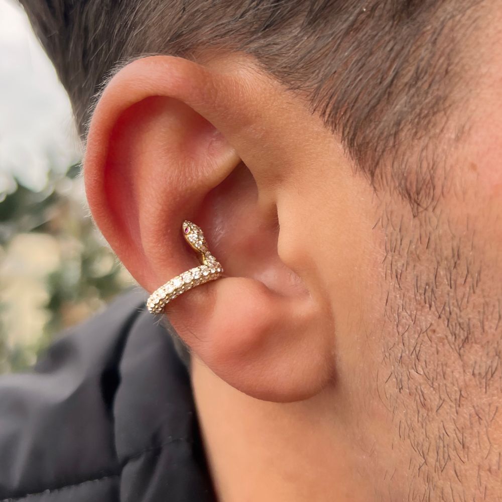 Earcuff Serpent dangerous kiss