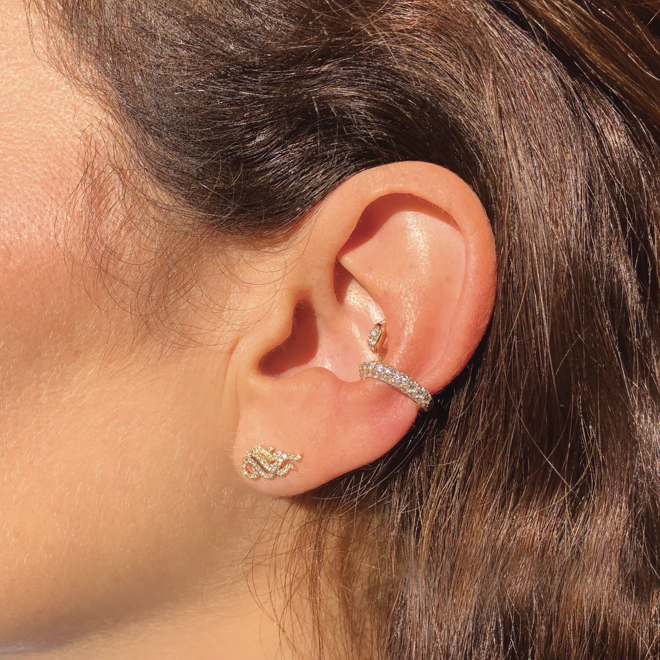 EARCUFF serpent dangerous kiss – Image 2