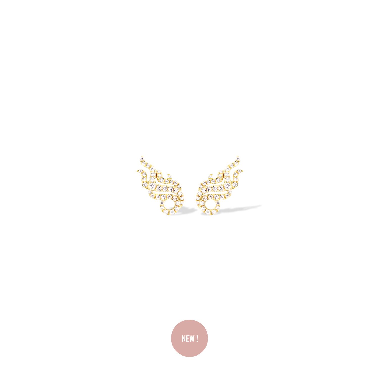 boucles d’oreilles on fire L