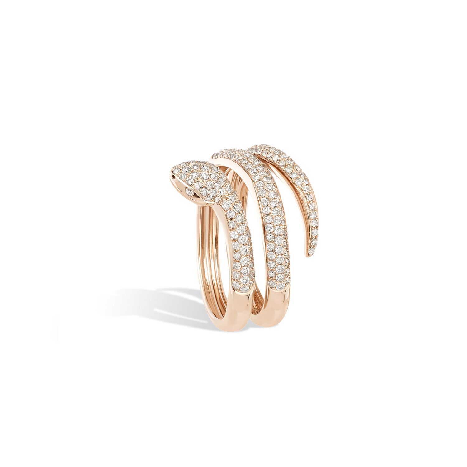 Bague serpent deux tours