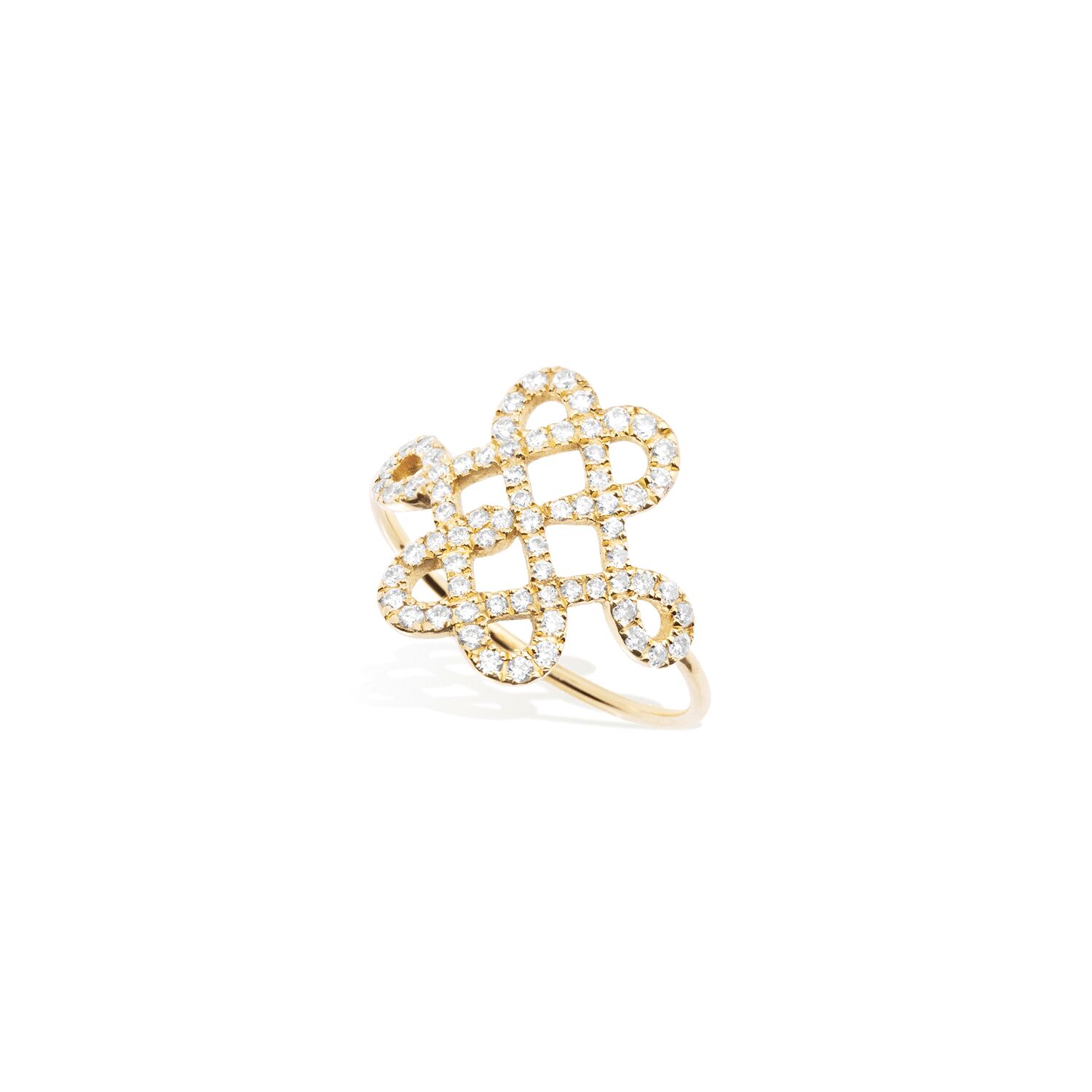 Bague or jaune Love me Knot