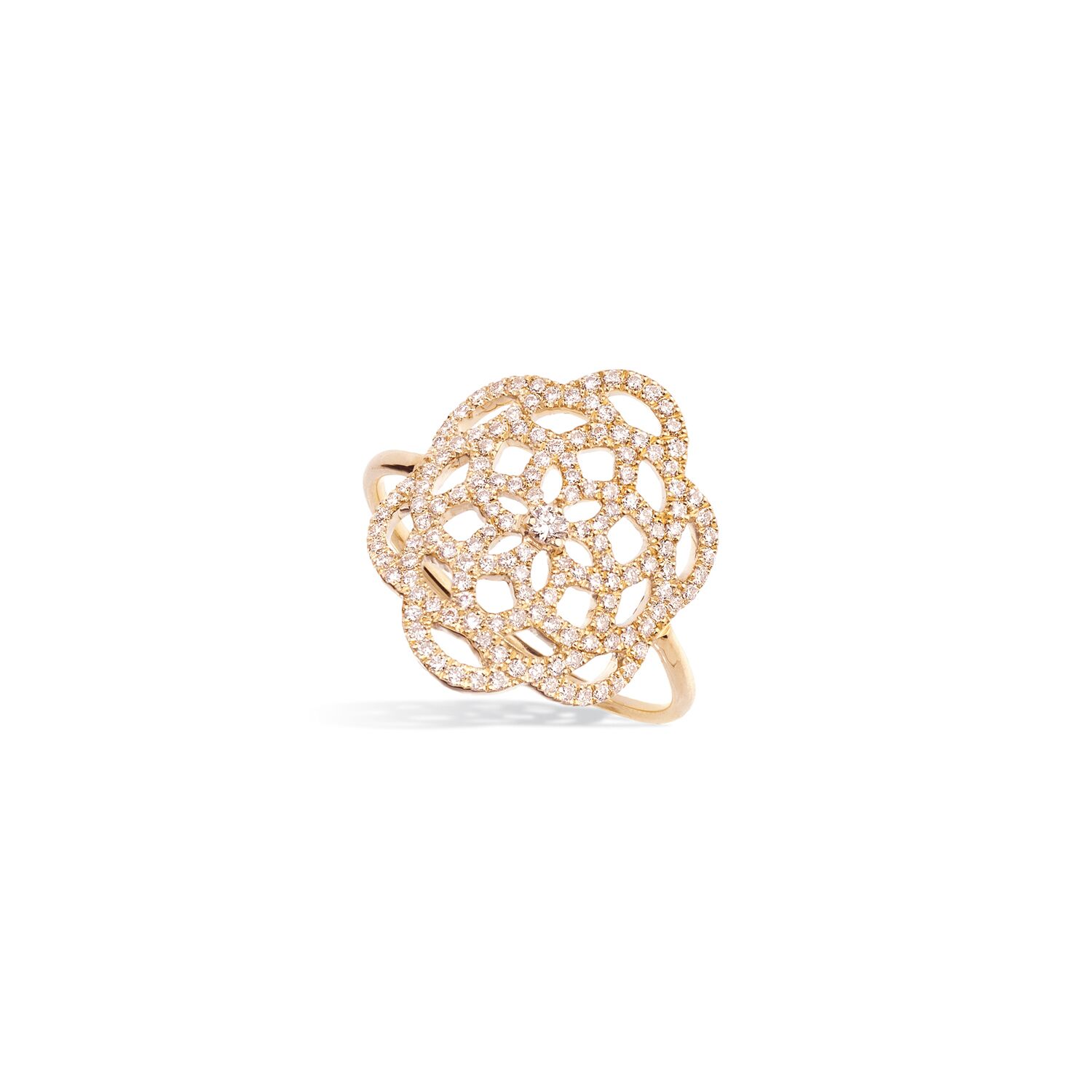 Bague Orient Express or jaune diamant