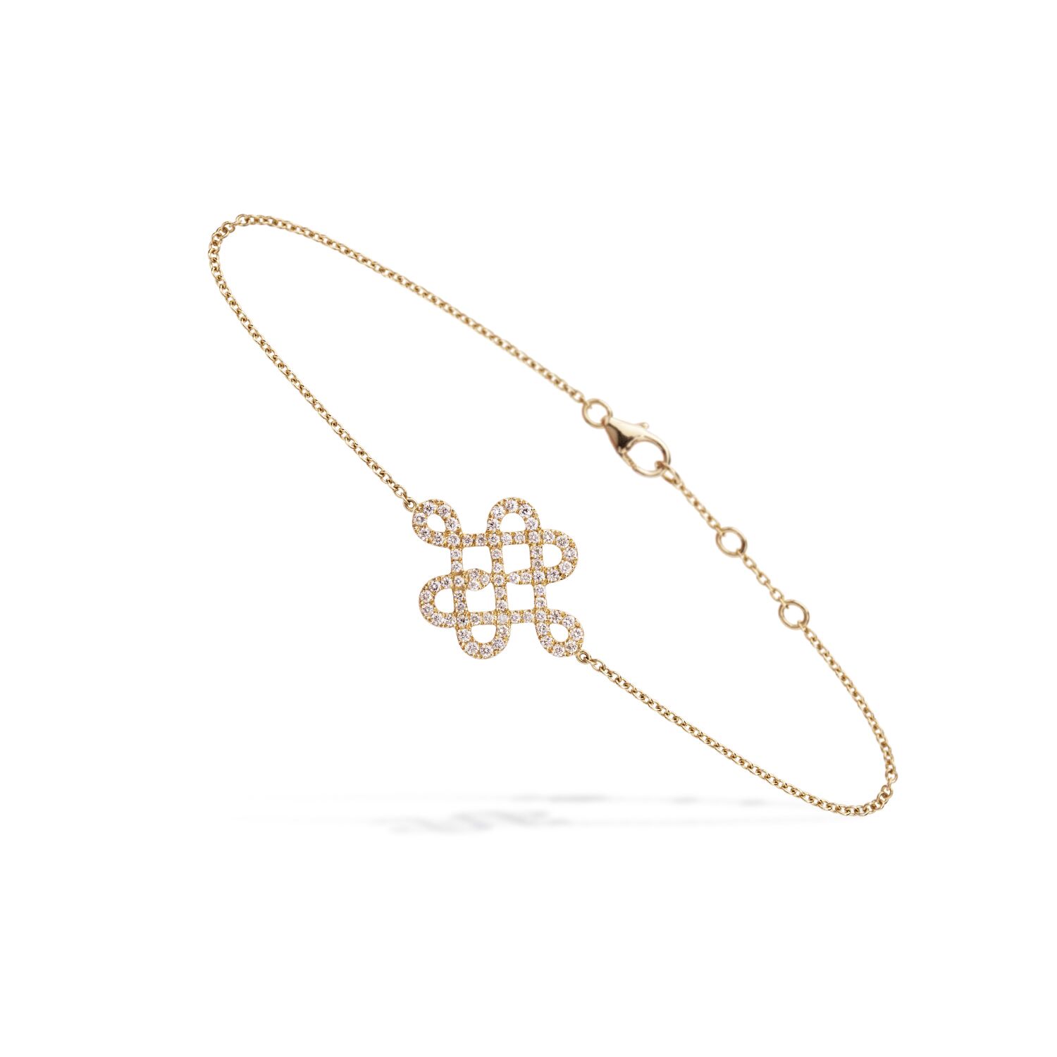 BRACELET or jaune - LOVE ME KNOT