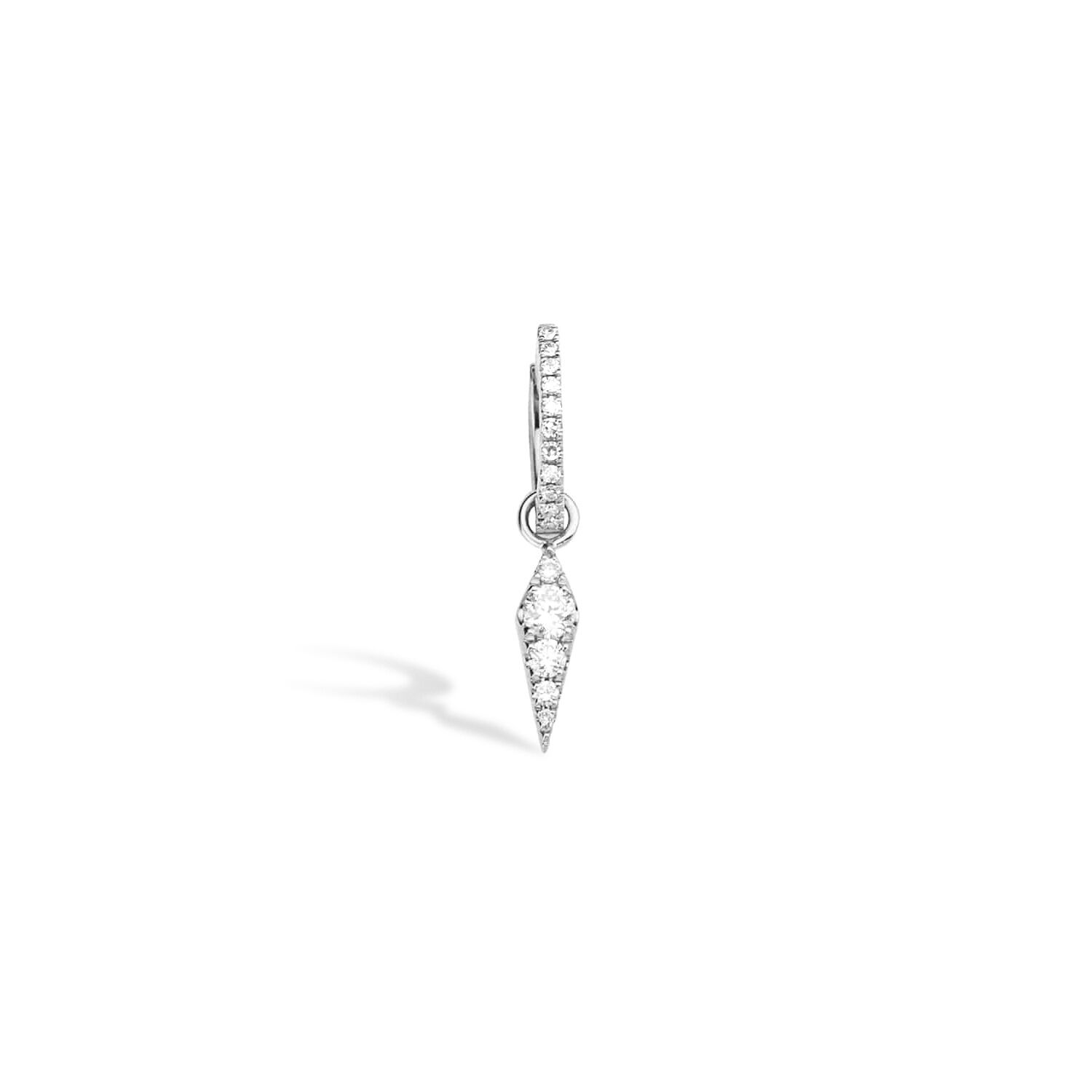 Piercing femme Diamant or blanc