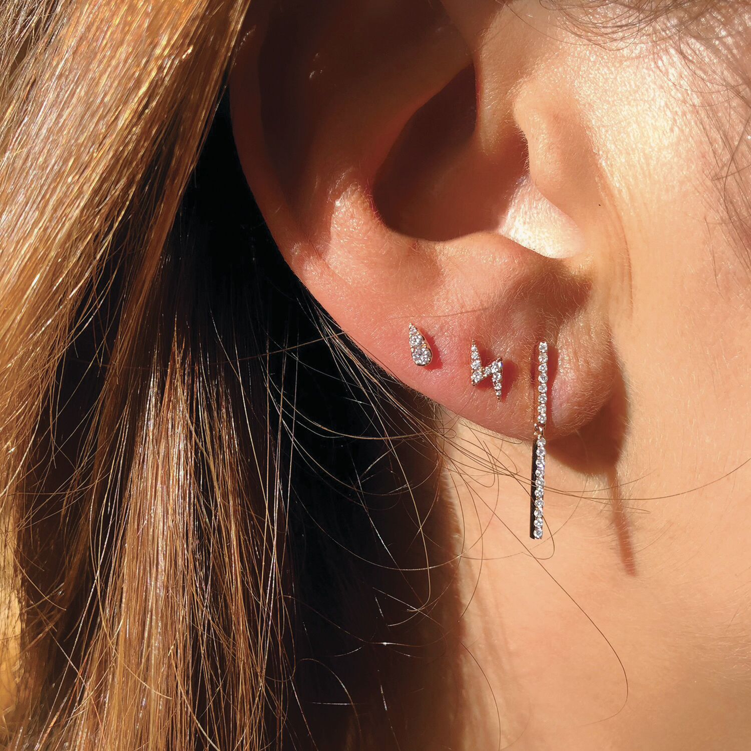 BO the line Or jaune. portee