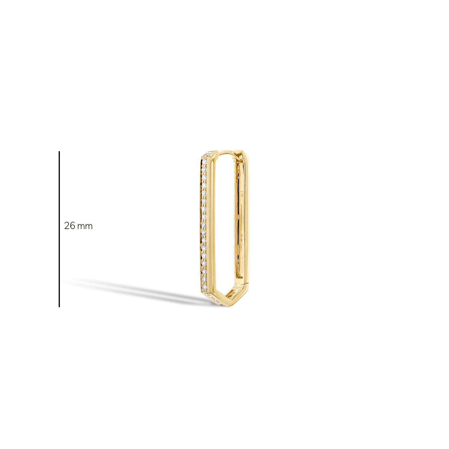 Boucle d'oreille unité Tribeca Or jaune